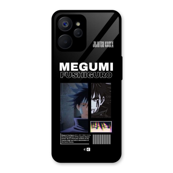 Megumi Fushiguro Glass Back Case for Realme 9i 5G