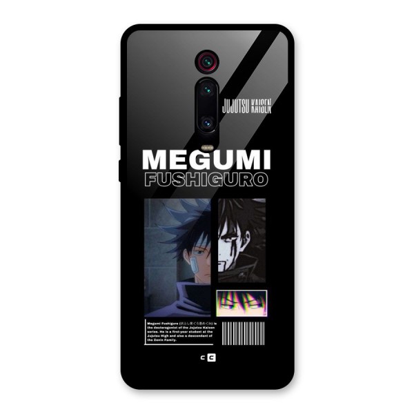 Megumi Fushiguro Glass Back Case for Redmi K20 Pro