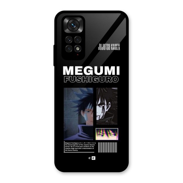 Megumi Fushiguro Glass Back Case for Redmi Note 11S