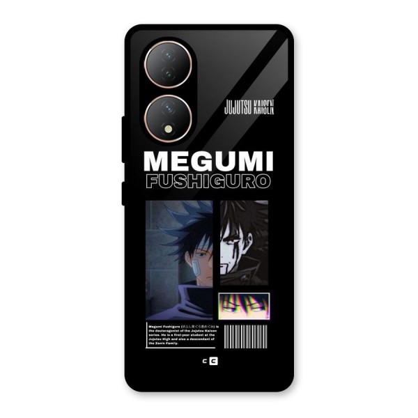 Megumi Fushiguro Glass Back Case for Vivo T2