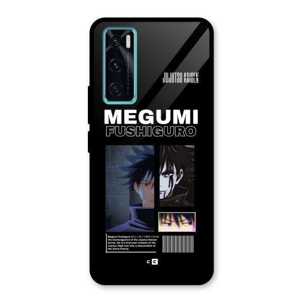 Megumi Fushiguro Glass Back Case for Vivo V20 SE