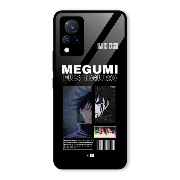 Megumi Fushiguro Glass Back Case for Vivo V21 5G