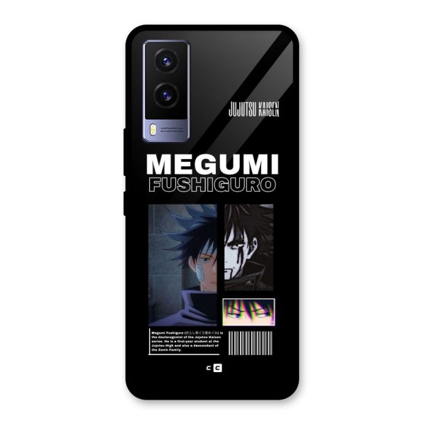 Megumi Fushiguro Glass Back Case for Vivo V21e 5G