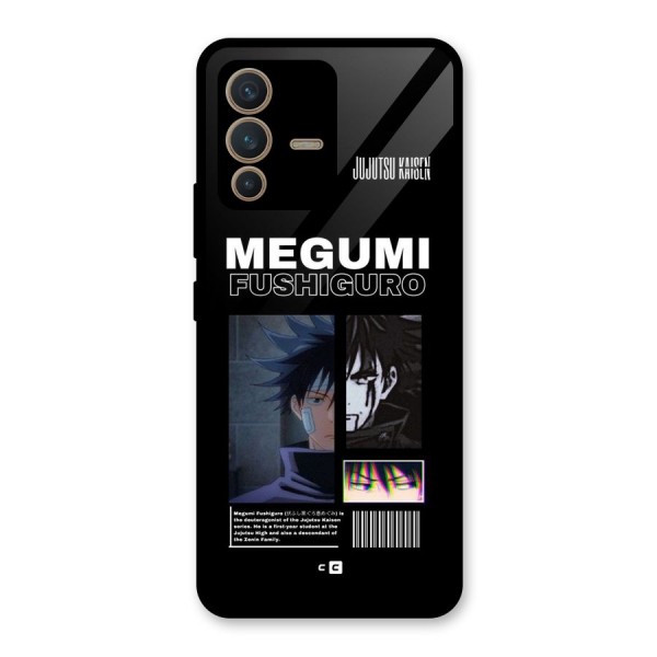 Megumi Fushiguro Glass Back Case for Vivo V23 5G