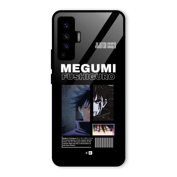 Megumi Fushiguro Glass Back Case for Vivo X50