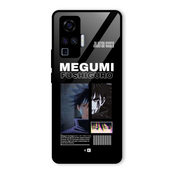 Megumi Fushiguro Glass Back Case for Vivo X50 Pro