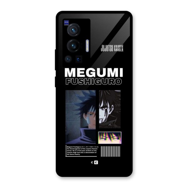 Megumi Fushiguro Glass Back Case for Vivo X70 Pro