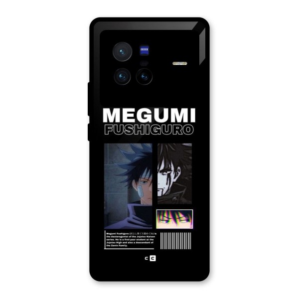 Megumi Fushiguro Glass Back Case for Vivo X80