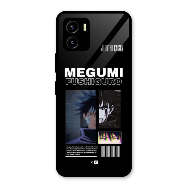 Megumi Fushiguro Glass Back Case for Vivo Y15s