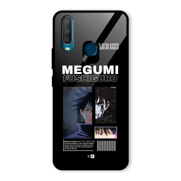 Megumi Fushiguro Glass Back Case for Vivo Y17