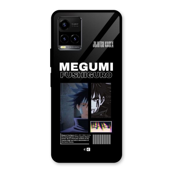 Megumi Fushiguro Glass Back Case for Vivo Y21A