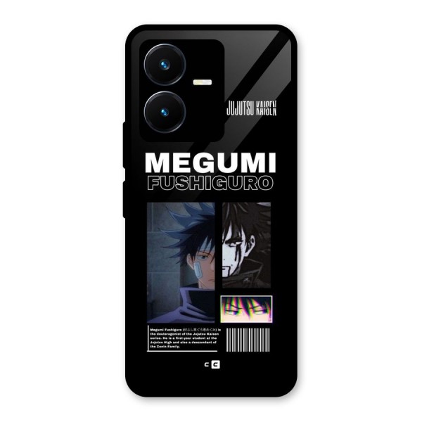 Megumi Fushiguro Glass Back Case for Vivo Y22