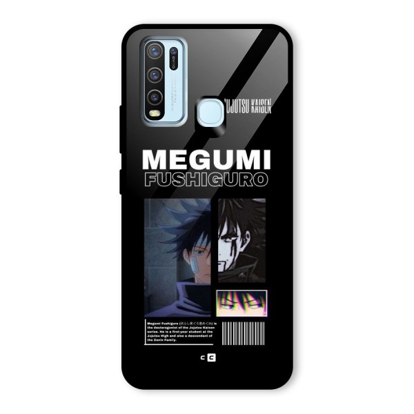 Megumi Fushiguro Glass Back Case for Vivo Y30