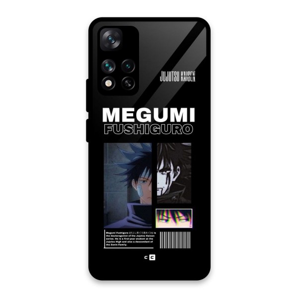 Megumi Fushiguro Glass Back Case for Xiaomi 11i HyperCharge 5G