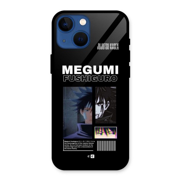 Megumi Fushiguro Glass Back Case for iPhone 13 Mini