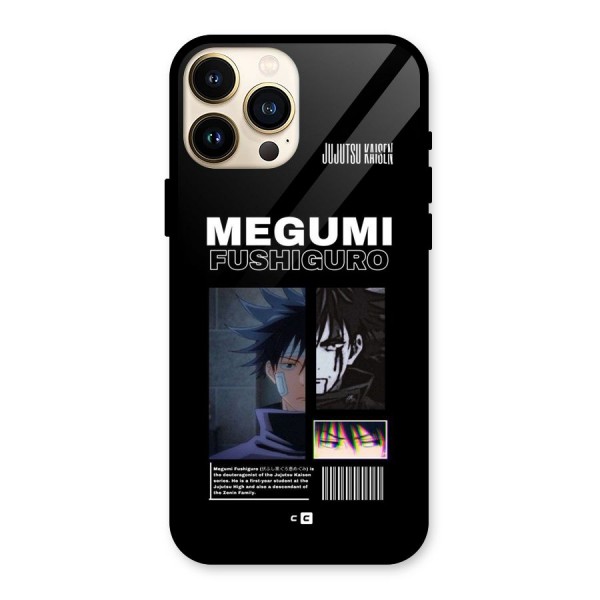 Megumi Fushiguro Glass Back Case for iPhone 13 Pro Max