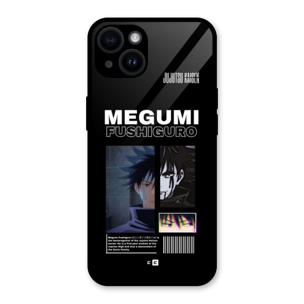 Megumi Fushiguro Glass Back Case for iPhone 14