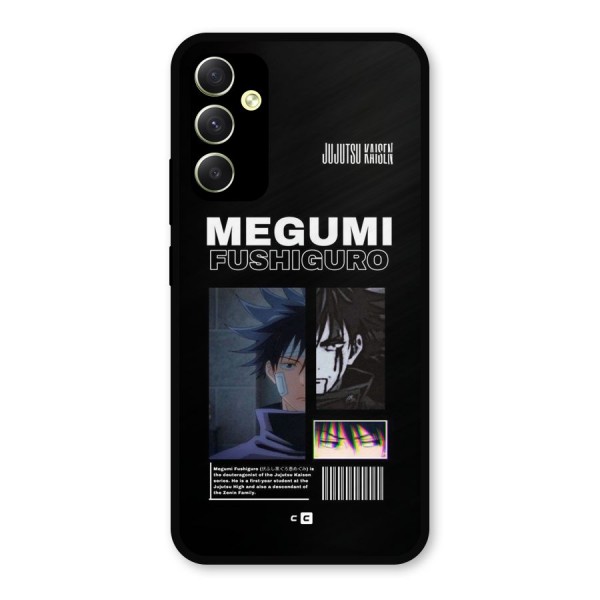 Megumi Fushiguro Metal Back Case for Galaxy A34