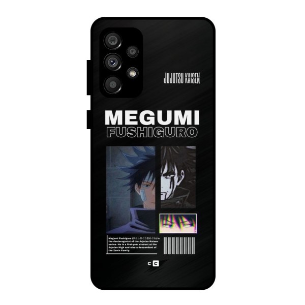 Megumi Fushiguro Metal Back Case for Galaxy A73 5G