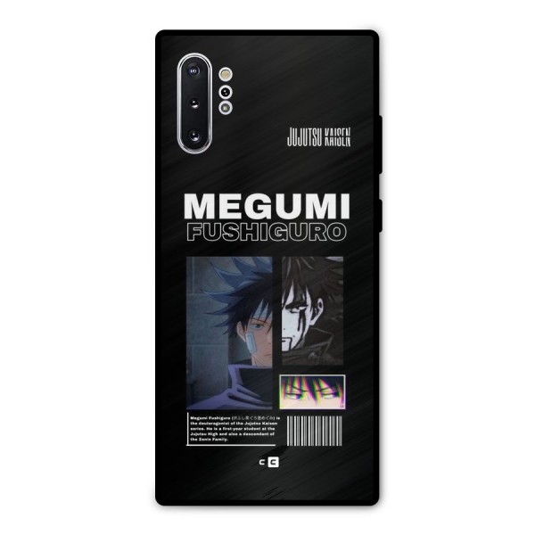 Megumi Fushiguro Metal Back Case for Galaxy Note 10 Plus