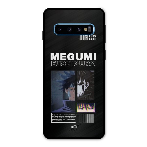 Megumi Fushiguro Metal Back Case for Galaxy S10