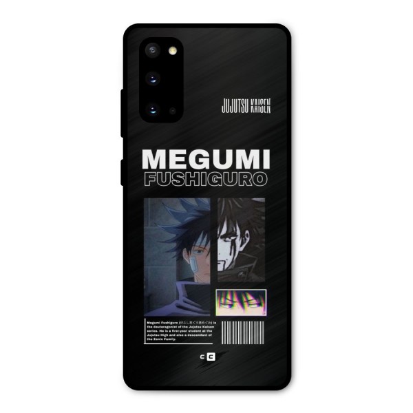 Megumi Fushiguro Metal Back Case for Galaxy S20