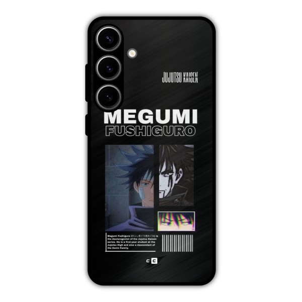 Megumi Fushiguro Metal Back Case for Galaxy S24 Plus