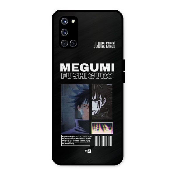 Megumi Fushiguro Metal Back Case for Oppo A52