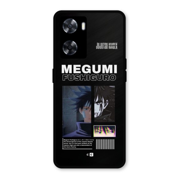 Megumi Fushiguro Metal Back Case for Oppo A57 2022