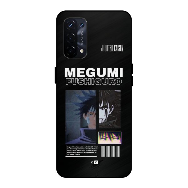 Megumi Fushiguro Metal Back Case for Oppo A74 5G