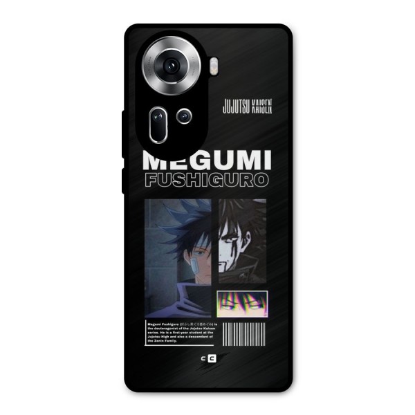 Megumi Fushiguro Metal Back Case for Oppo Reno11 5G