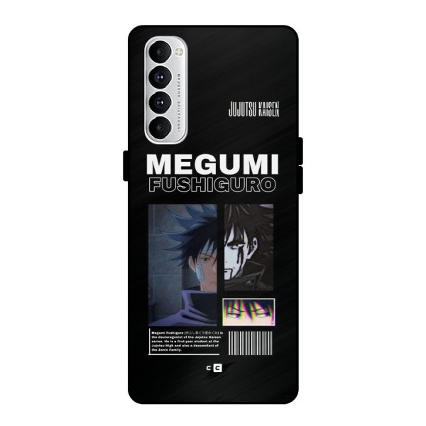 Megumi Fushiguro Metal Back Case for Oppo Reno4 Pro