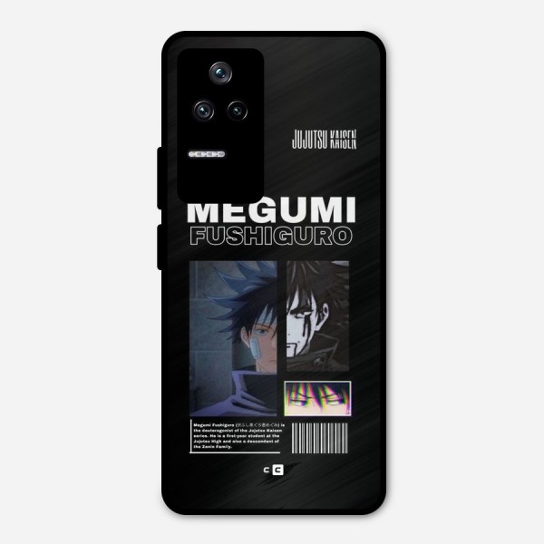 Megumi Fushiguro Metal Back Case for Poco F4 5G