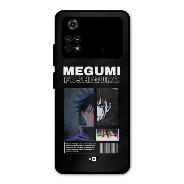 Megumi Fushiguro Metal Back Case for Poco M4 Pro 4G