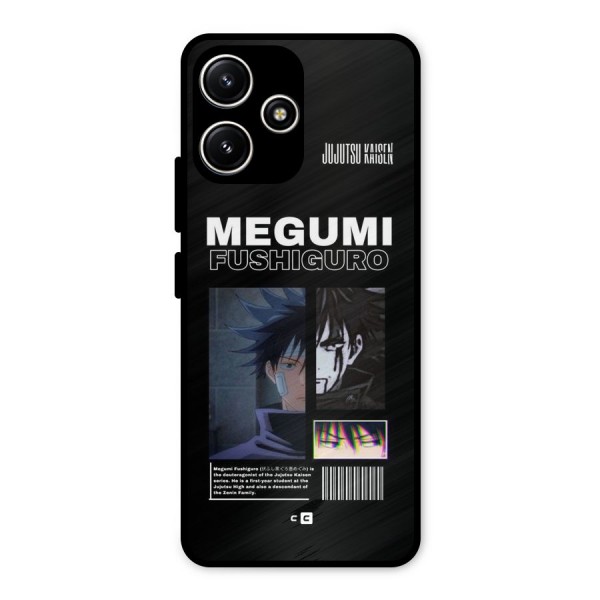 Megumi Fushiguro Metal Back Case for Poco M6 Pro