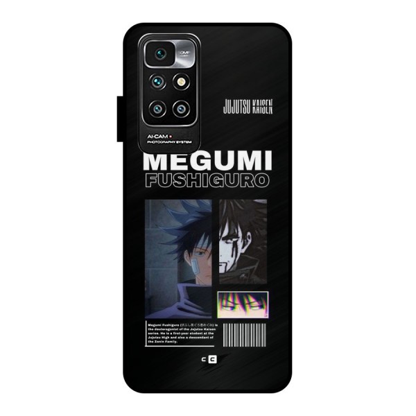 Megumi Fushiguro Metal Back Case for Redmi 10 Prime