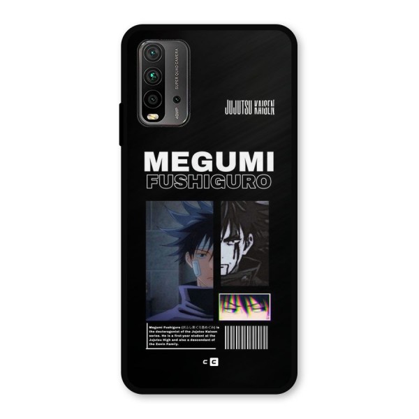 Megumi Fushiguro Metal Back Case for Redmi 9 Power