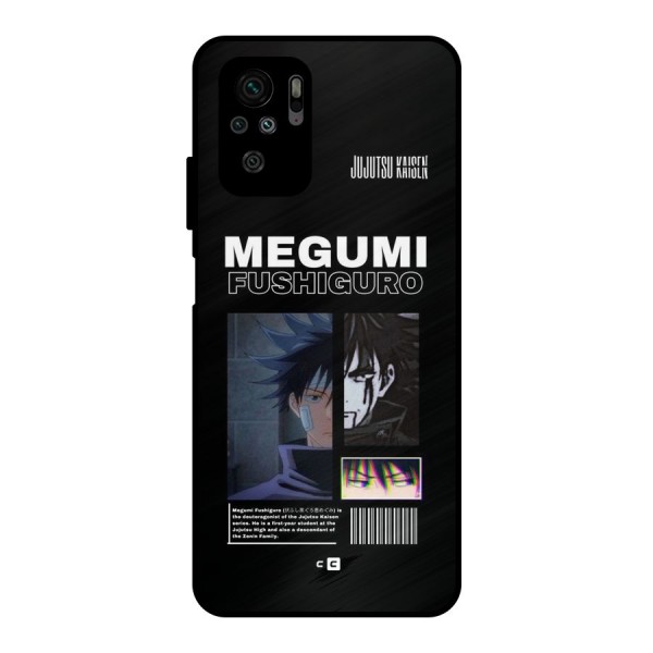 Megumi Fushiguro Metal Back Case for Redmi Note 10