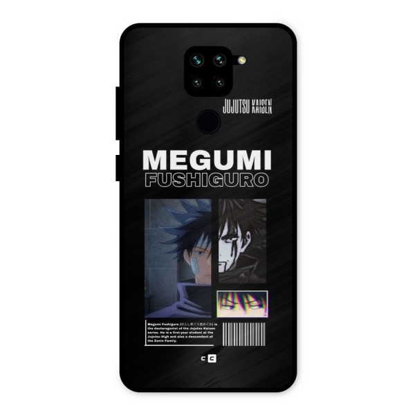 Megumi Fushiguro Metal Back Case for Redmi Note 9