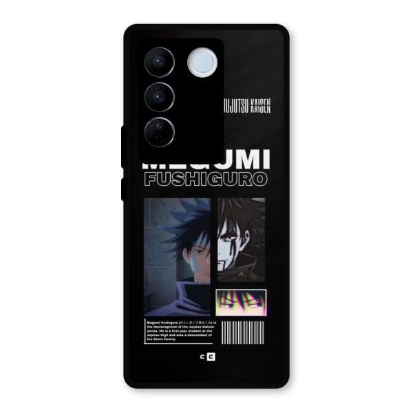 Megumi Fushiguro Metal Back Case for Vivo V27 Pro