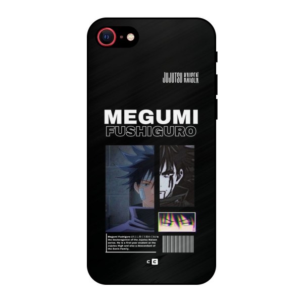 Megumi Fushiguro Metal Back Case for iPhone 8