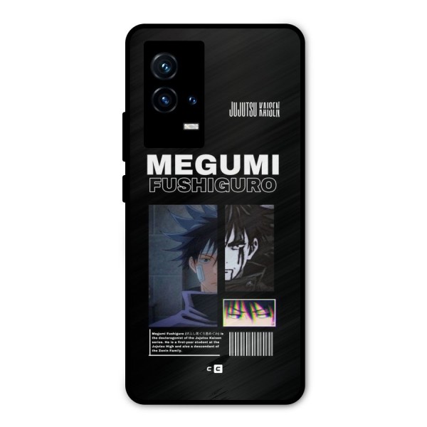 Megumi Fushiguro Metal Back Case for iQOO 9 5G