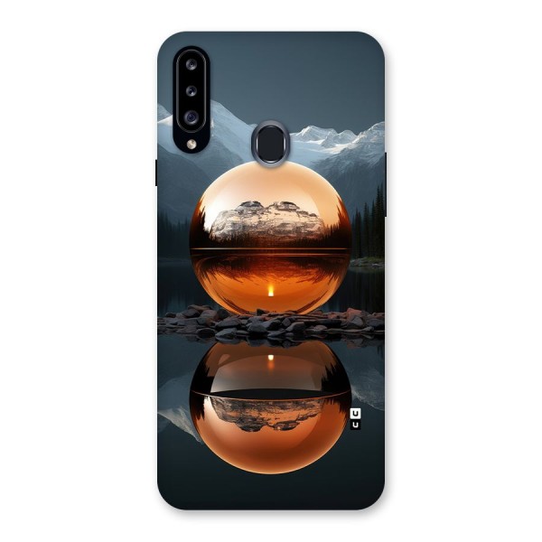 Metal Moon Back Case for Galaxy A20s