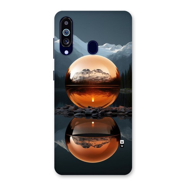 Metal Moon Back Case for Galaxy A60