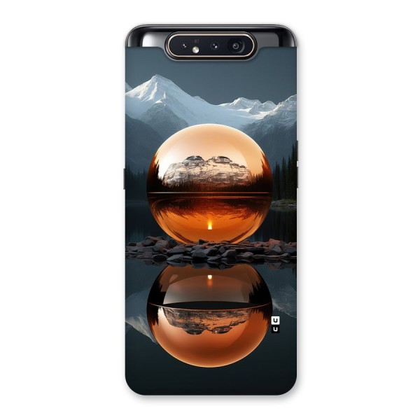 Metal Moon Back Case for Galaxy A80