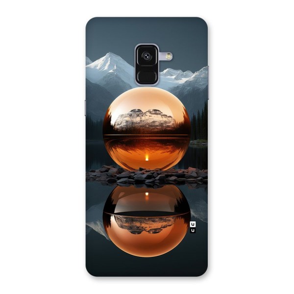 Metal Moon Back Case for Galaxy A8 Plus