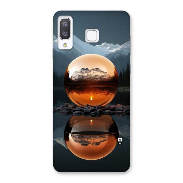 Metal Moon Back Case for Galaxy A8 Star