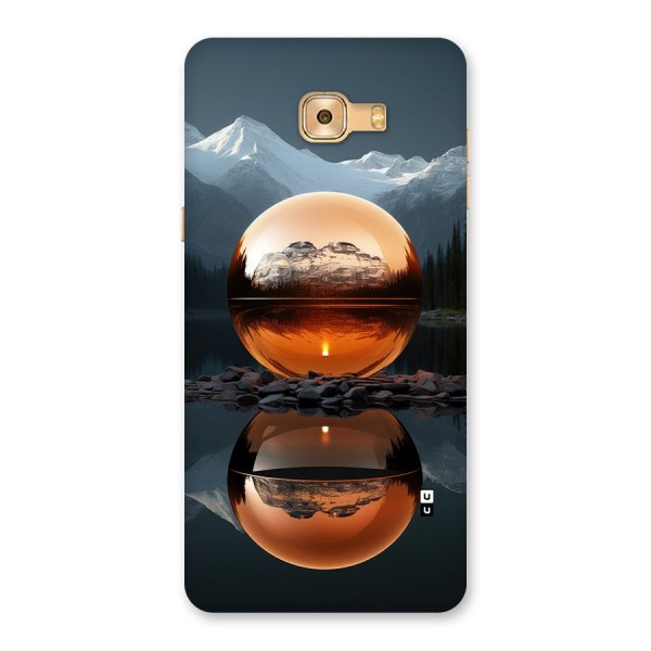 Metal Moon Back Case for Galaxy C9 Pro