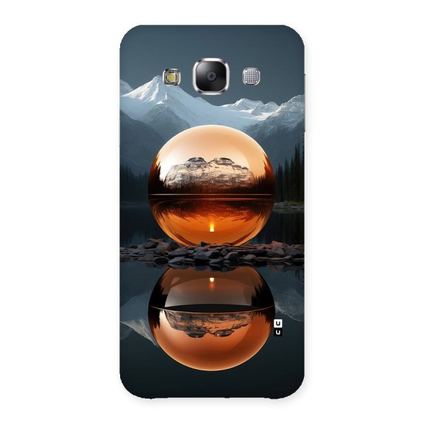 Metal Moon Back Case for Galaxy E5