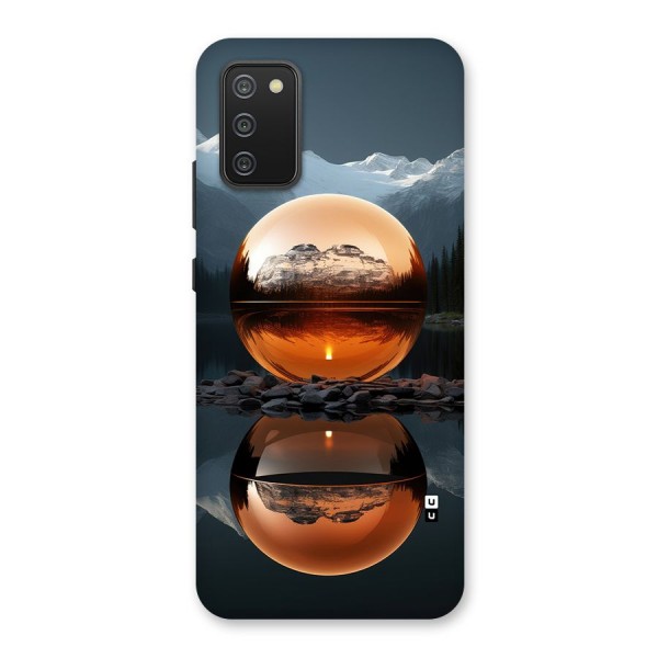 Metal Moon Back Case for Galaxy F02s